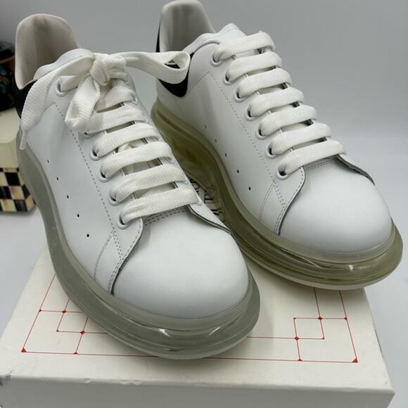 Men's Alexander McQueen clear sole chunky sneakers size 43 made in Italy - Picture 1 of 15
